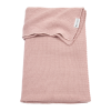 Gebreid wiegdeken - Gebreid stripe purple pink/soft pink